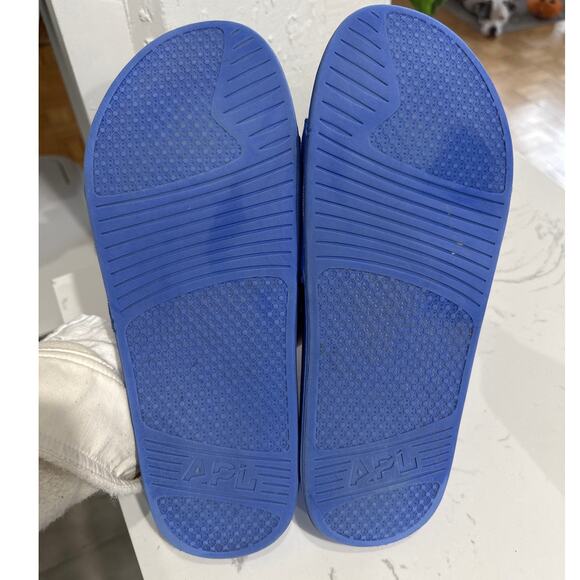 APL Athletic Propulsion Labs Men's Big Logo TechLoom Slide, Size 12, Like New - Picture 3 of 4